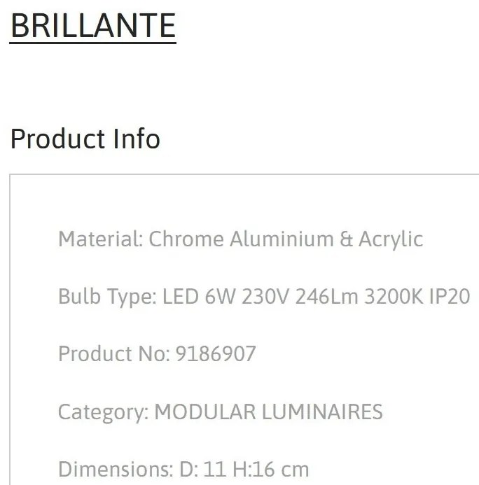 Plafoniera LED design decorativ BRILLANTE