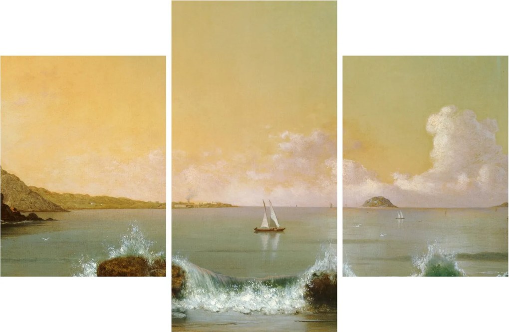 Tablou - Martin Johnson Heade, Rio de Janeiro Bay, reproducere (90x60 cm)