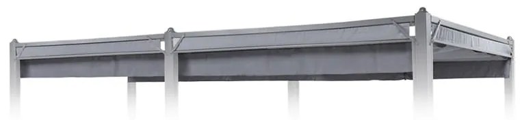Pantheon Cortina, acoperiș de rezervă, 3x6m, poliester, 180g/m², gri