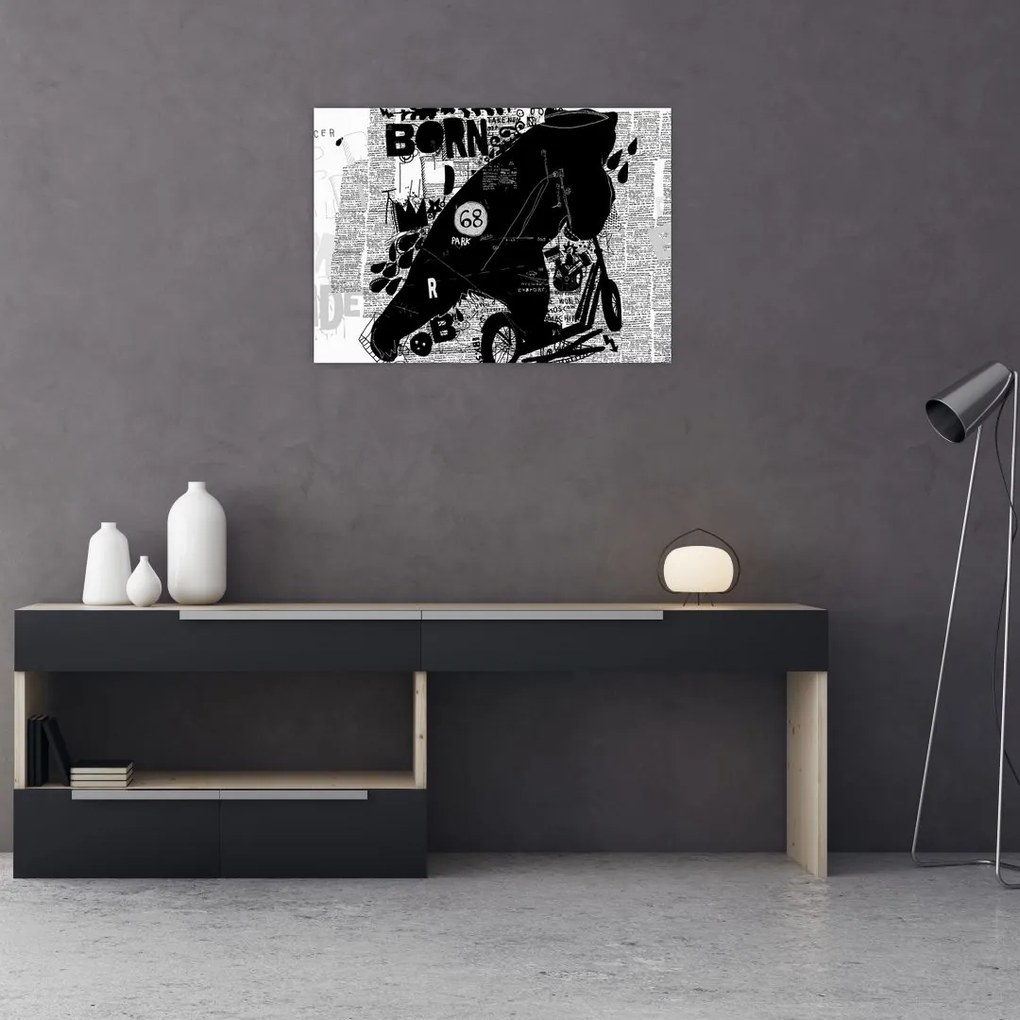 Tablou - Născut să călătorească (70x50 cm)