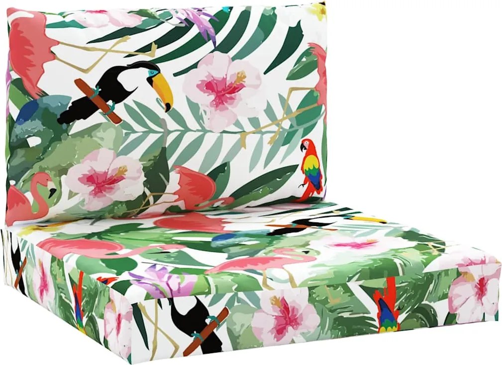 vidaXL Perne pentru paleți, 2 buc., multicolor, țesătură oxford