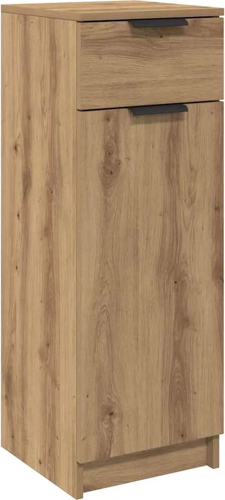 vidaXL Dulap de Baie stejar artizanal 32 x 34 x 90 cm Lemn compozit