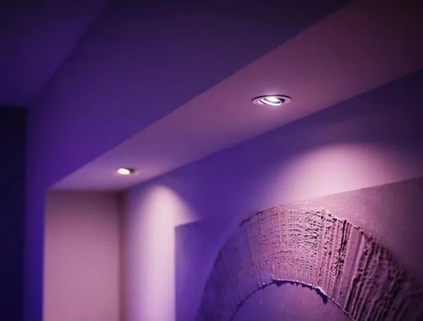 Set de 4 becuri LED RGBW dimerizabile Philips Hue WACA GU5,3/MR16/6,3W/12V