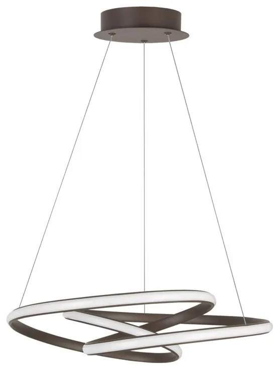 Lustra LED suspendata design modern MENTON cafenie NVL-9147113