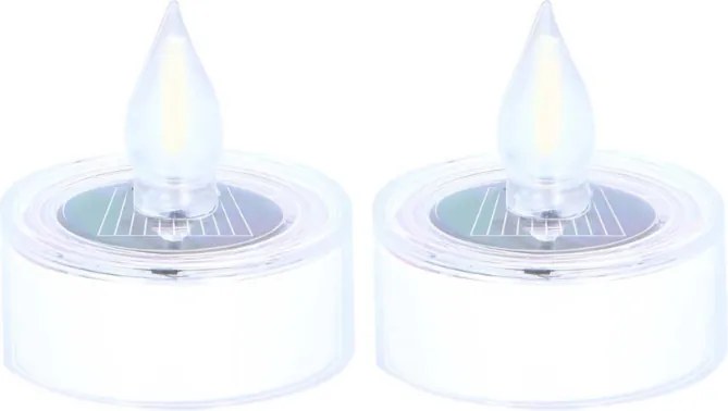 Lumanari solare LED FLARNIS, set 2 bucati