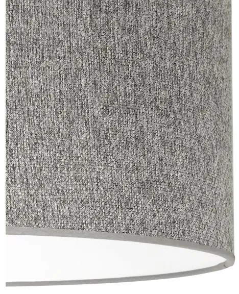 Lustră aplicată ROLLER ECO Duolla RECYCLING 1xE27/15W/230V d. 45 cm gri