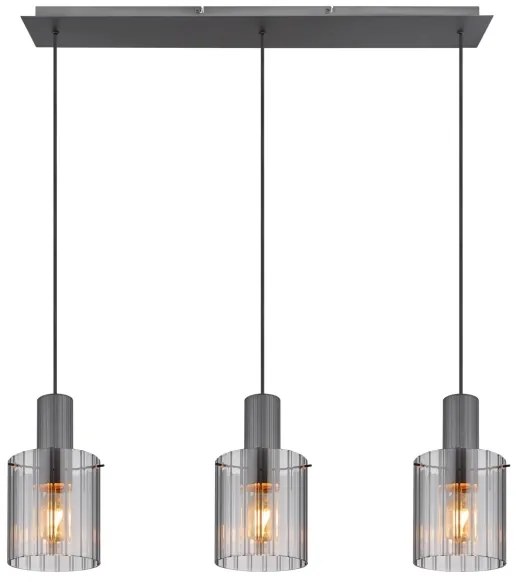 Lustră pe cablu Globo 15904-3H TULIVAR 3xE27/40W/230V