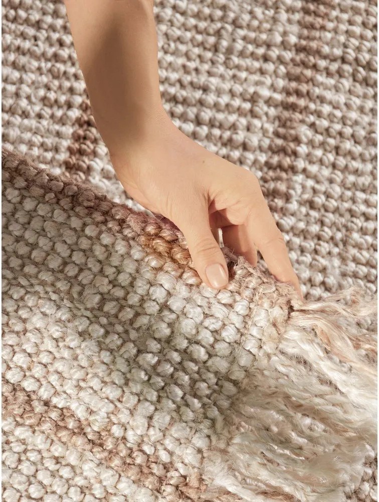 Covor crem țesut manual din iută 160x230 cm Harvest Sierra – Elle Decoration