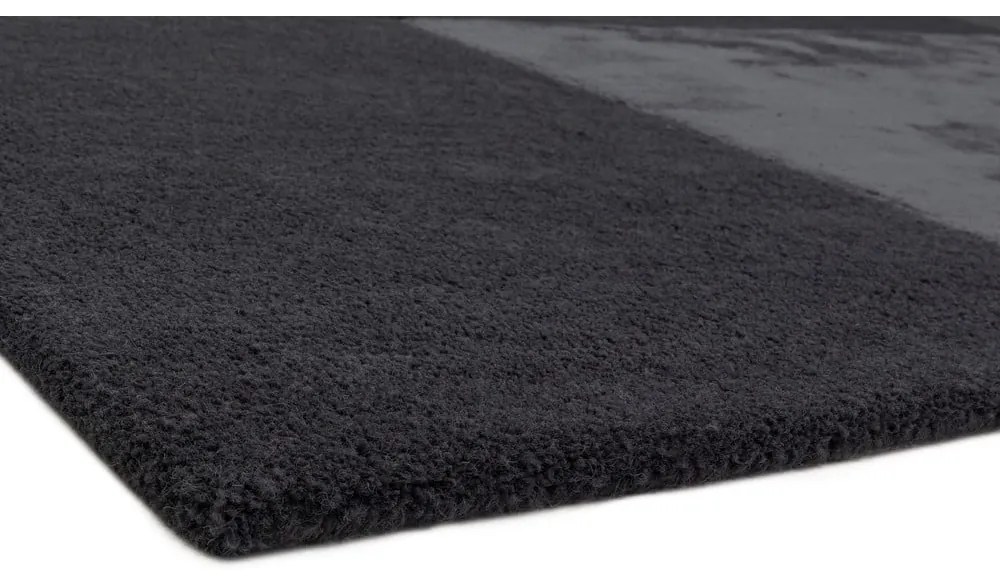Covor Asiatic Carpets Tate Tonal Textures, 160 x 230 cm, antracit