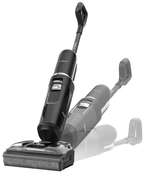 Aspirator vertical Tineco Floor One S7 Stretch Ultra, 230W, 21 kPa, Curatare umeda, Autonomie 50 min, 3 moduri, Sistem de auto-curățare FlashDry, LED display, Negru