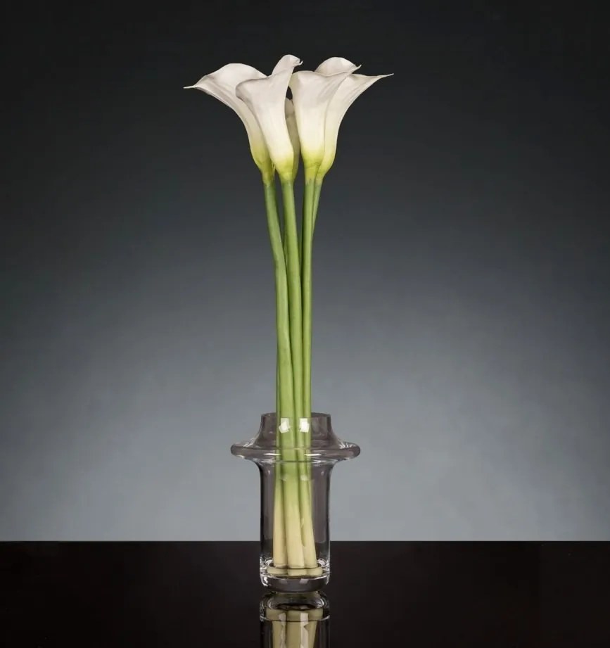 Aranjament floral mediu design LUX ATOLLO CALLA