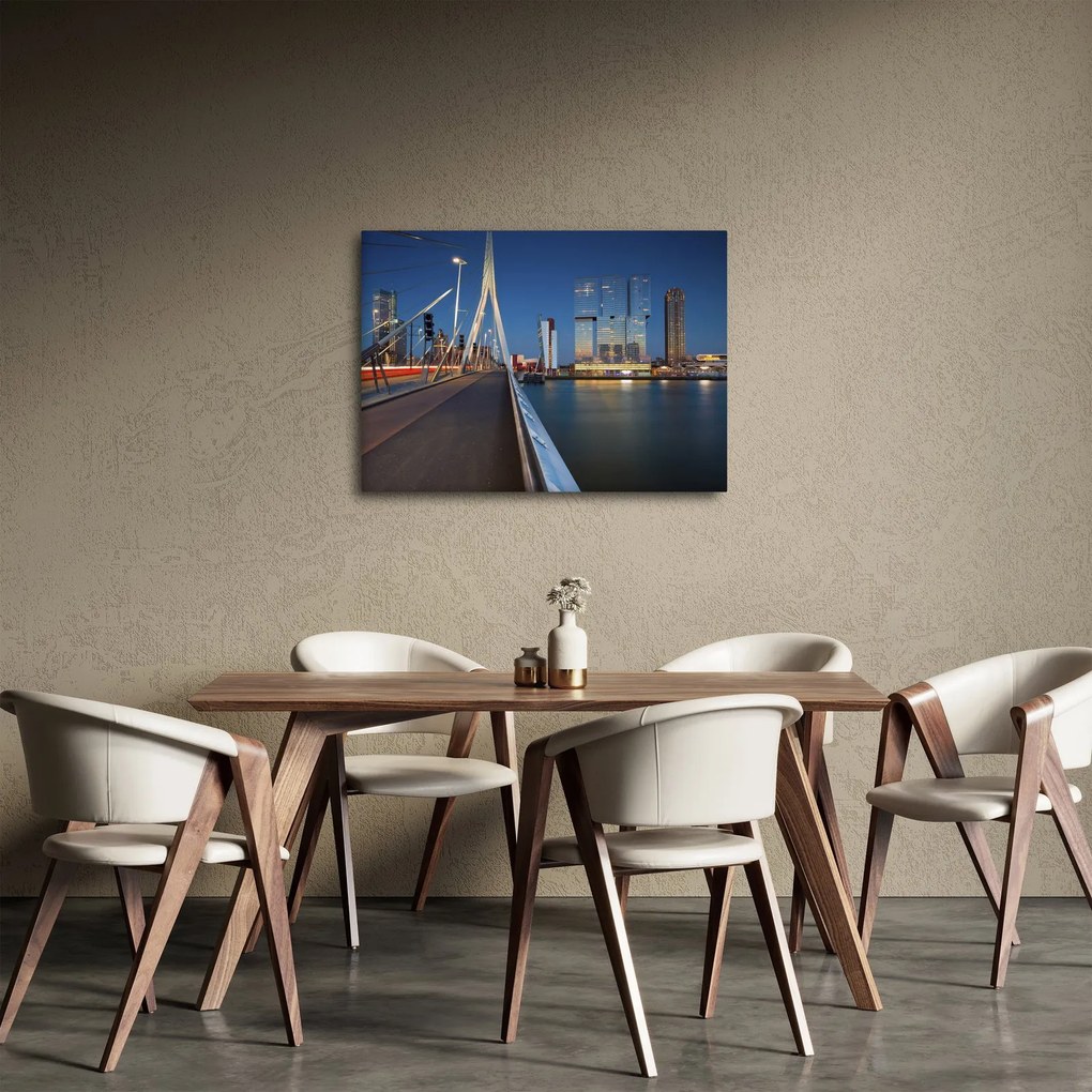 Tablou - Amurg în Rotterdam, Olanda (70x50 cm)