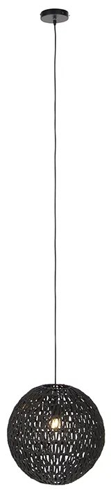 Lampă suspendată retro neagră 40 cm - Lina Ball