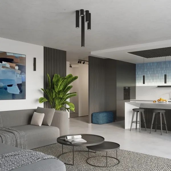 Brilagi - Spot LED CRESTO 1xGU10/10W/230V 30 cm negru