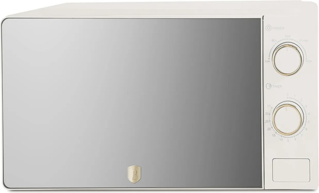 Cuptor cu microunde 20L Sahara Berlinger Haus BH 9903, crem mat