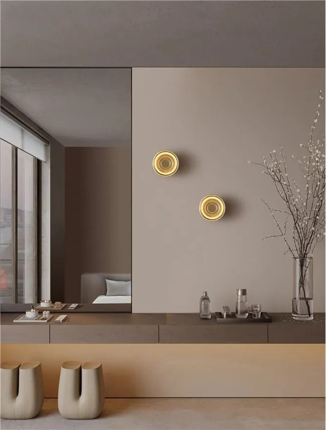 Aplica LED stil minimalist Doris auriu