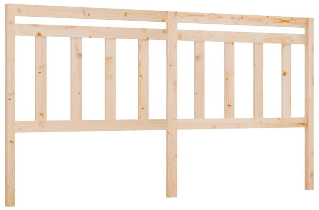 814109 vidaXL Tăblie de pat, 186x4x100 cm, lemn masiv de pin