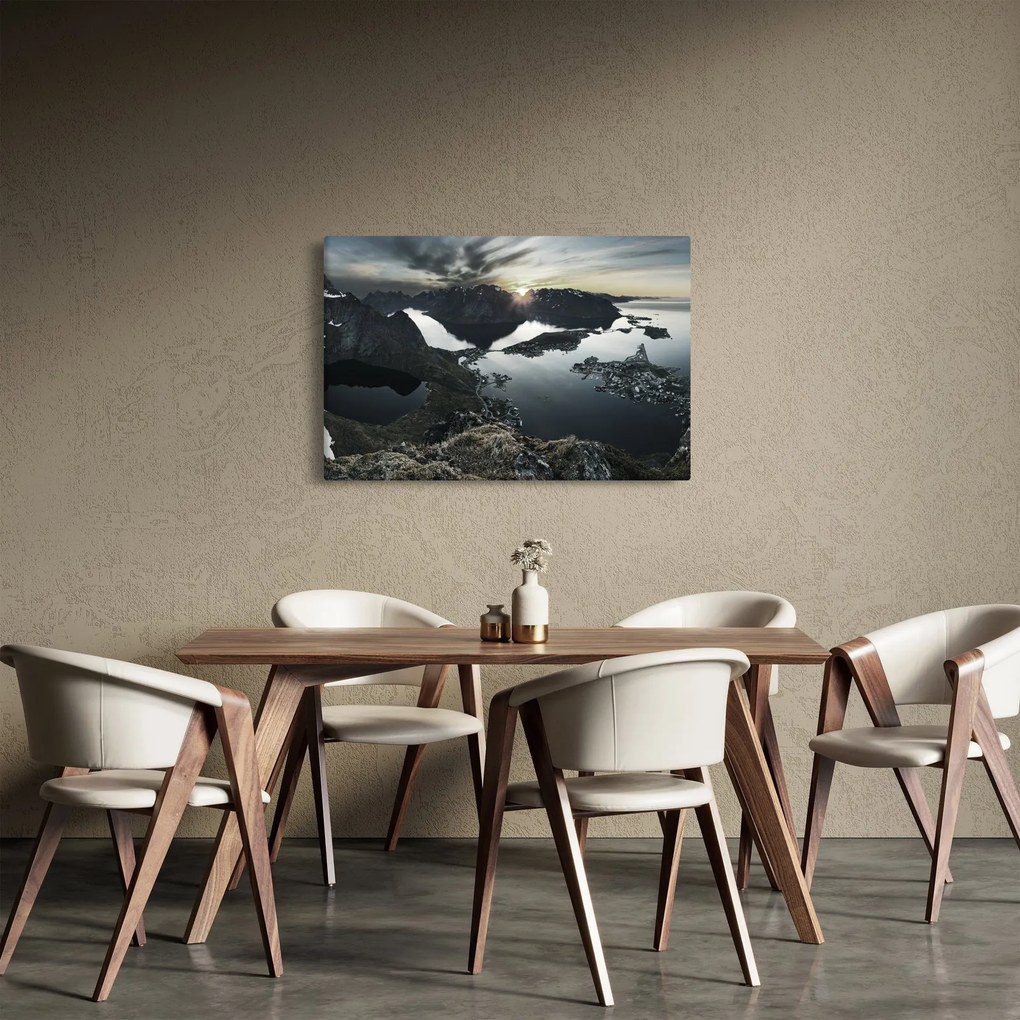 Tablou - Munții norvegieni (90x60 cm)