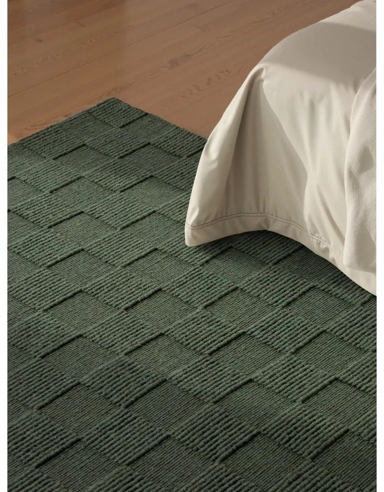 Covor verde închis țesut manual din lână 200x300 cm Scala – Villeroy&amp;Boch