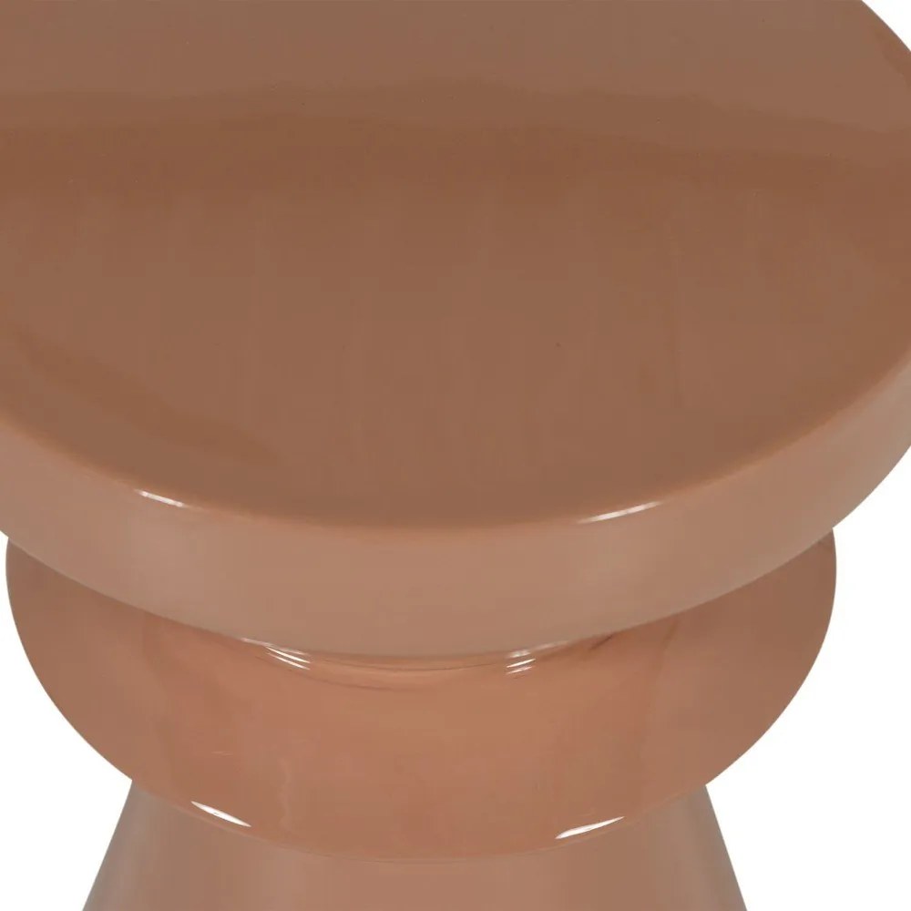 Măsuță auxiliară din metal ø 30 cm Fedde – WOOOD