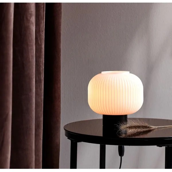 Nordlux - Lampă de masă MILFORD 1xE27/40W/230V neagră