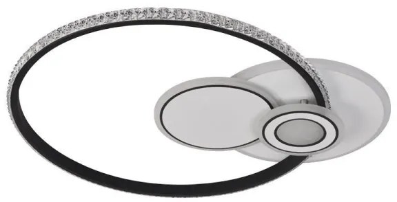 Lustră LED dimabilă aplicată LED/80W/230V 3000-6500K + telecomandă