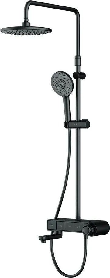 Coloana de dus cu baterie AM.PM X- Joy S termostatata finisaj negru mat