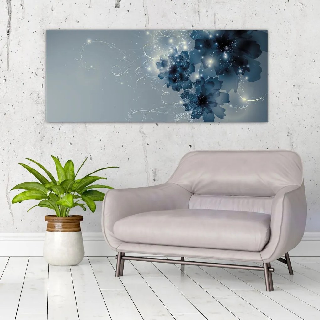 Tablou - Flori delicate (120x50 cm)