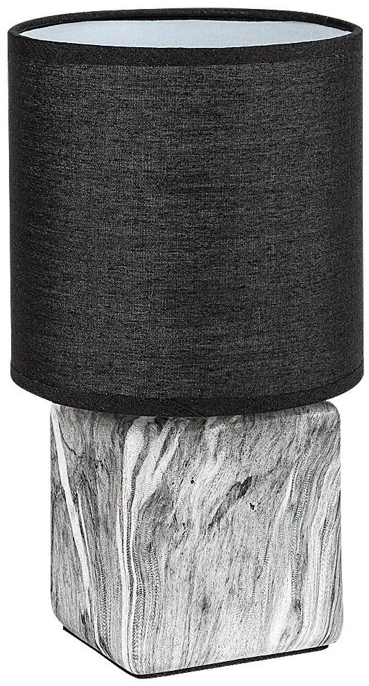Lampa de masa decorativa marmura/negru Nalisa