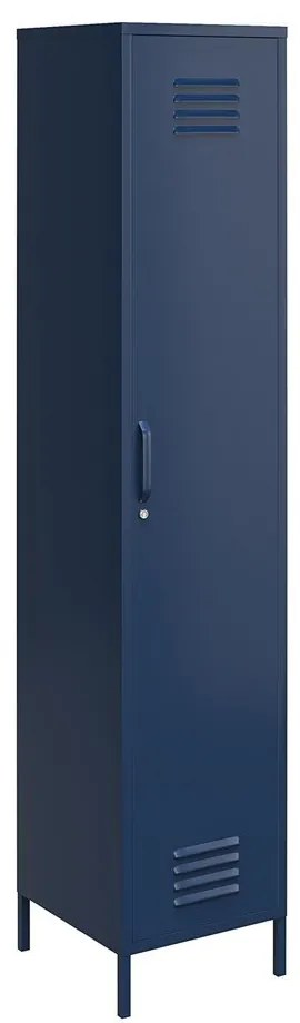 Dulap metalic albastru 38x185 cm Bradford - Queer Eye