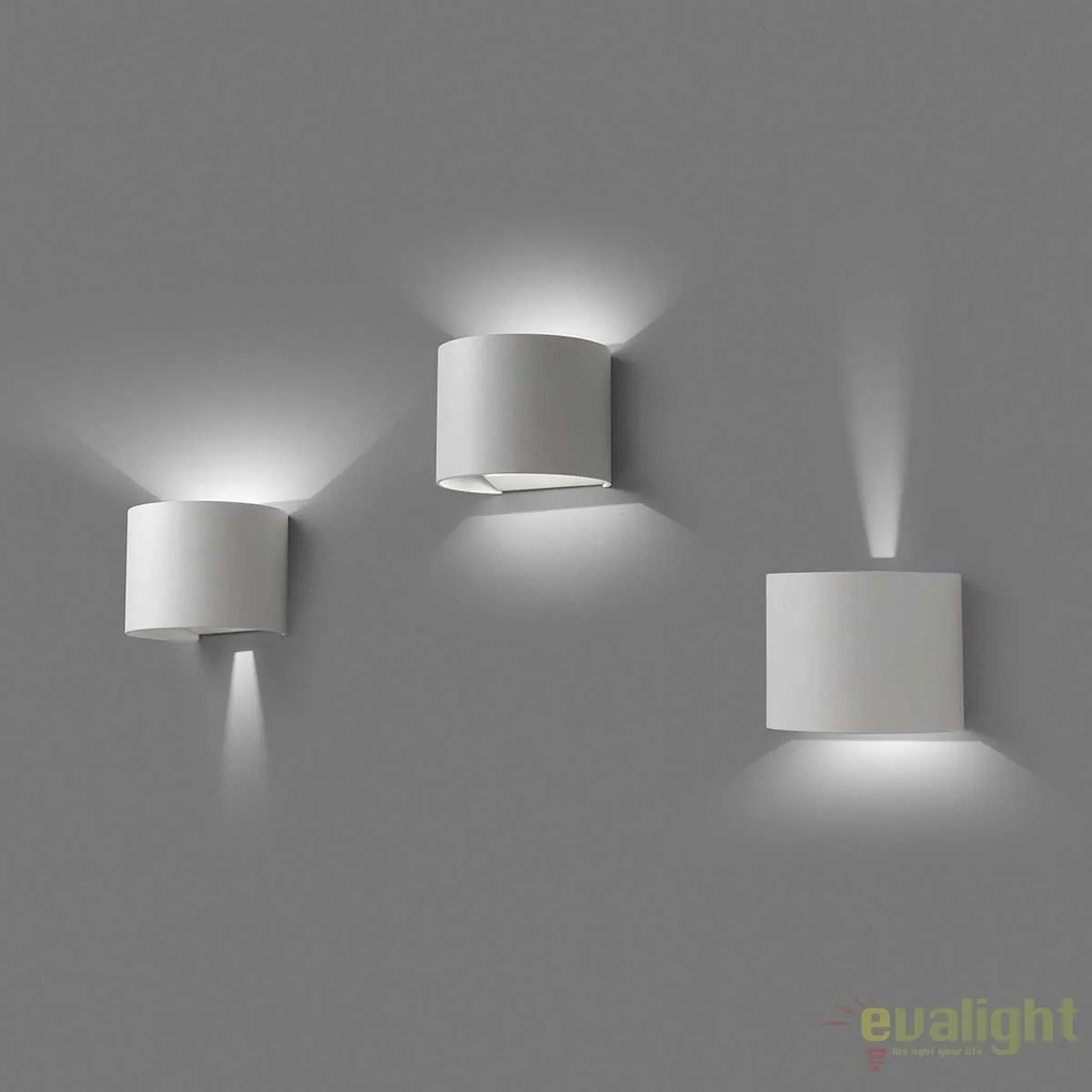 Aplica de perete LED exterior IP54 stil decorativ SUNSET alba 70686