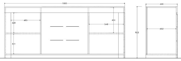 Comodă FINERA albă