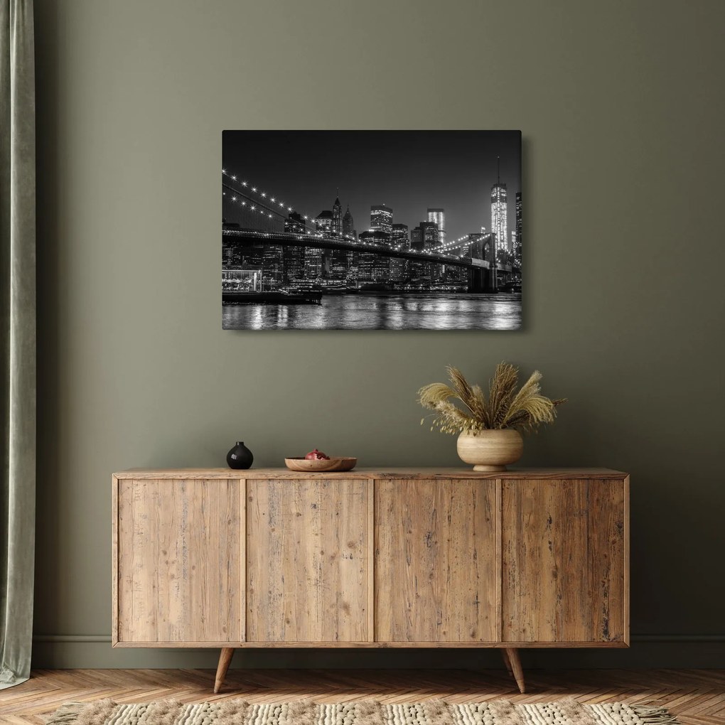 Tablou cu podul Brooklin în New York (90x60 cm)