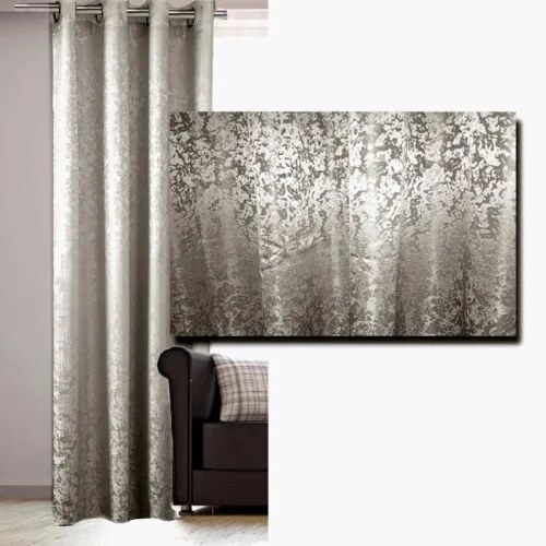 Perdea Luan Jemidi, 140 x 245 cm, Gri, Poliester, 55266.25.02