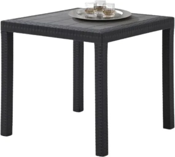 Masa Martin terasa, 80/80 cm, ratan sintetic