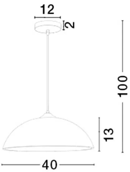 Lustra, Pendul design clasic Prego 40cm NVL-600822