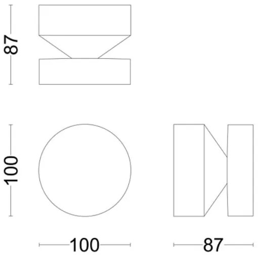 Aplică LED de exterior Philips LAVEN LED/6W/230V 2700K IP44