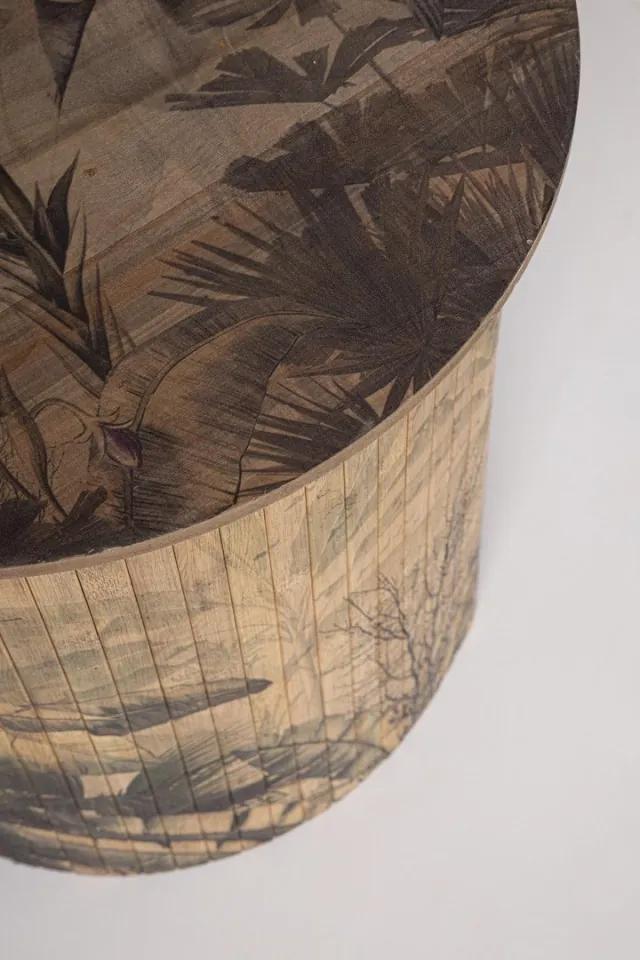 Masuta de cafea finisaj natural din Bambus, ∅ 40 cm, Nariko Bizzotto