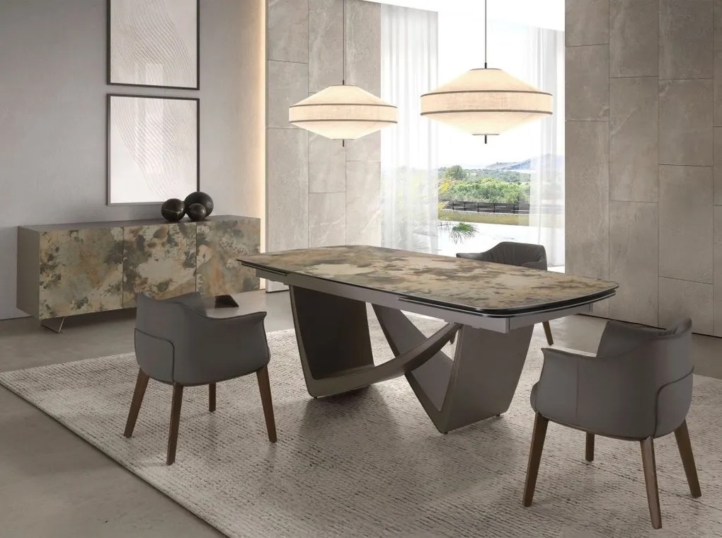Scaun elegant design italian Grey