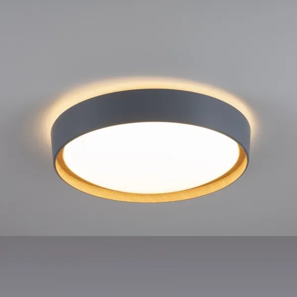 Leuchten Direkt 14347-15-LED Lustr EMILIA 28,8W/230V gri, stropní stmívatelné
