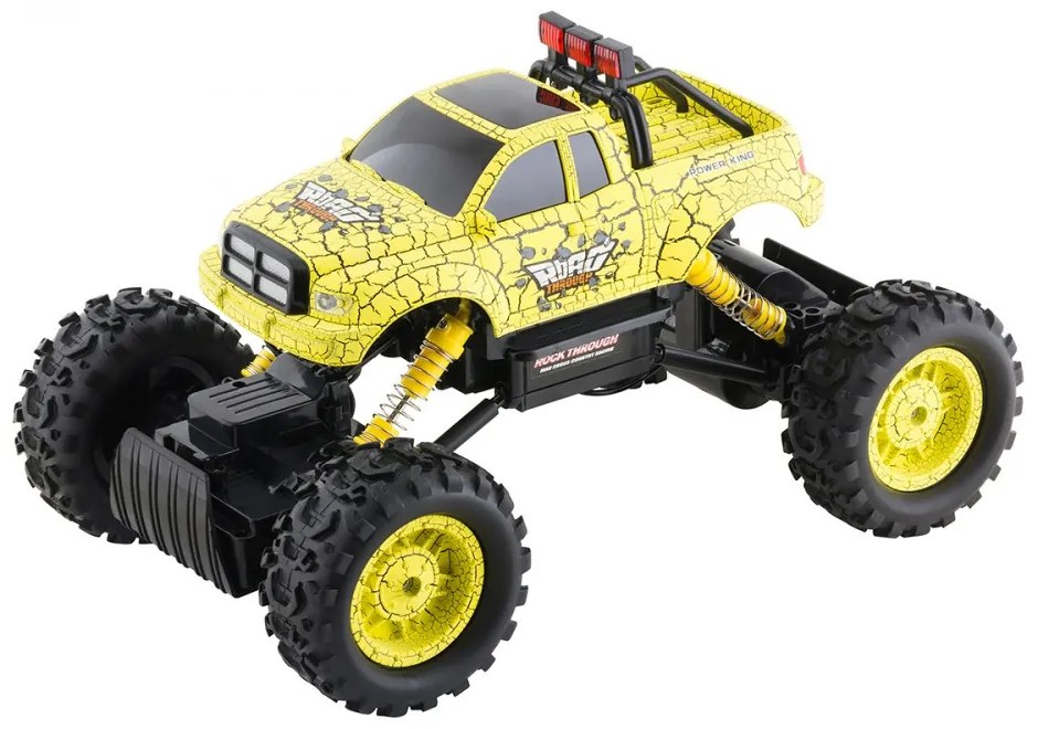 Mașină alpinist off-road cu telecomandă, 1:14, galben