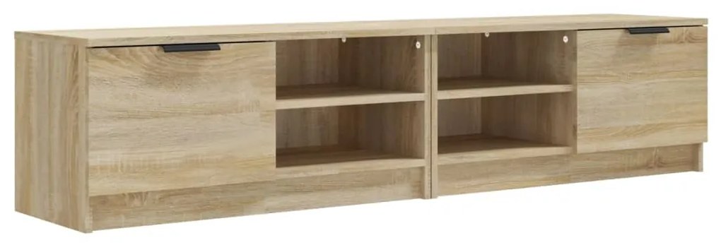 811473 vidaXL Comodă TV, 2 buc., stejar sonoma, 80x35x36,5 cm, lemn prelucrat