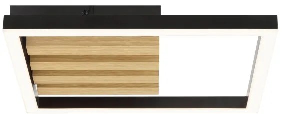 Brilliant - Plafonieră LED dimmabilă CALMA LED/15W/230V neagră