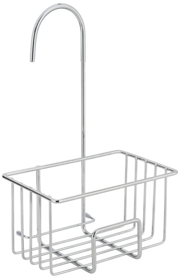 Raft pentru baie argintiu lucios de agățat din oțel inoxidabil Milito – Wenko