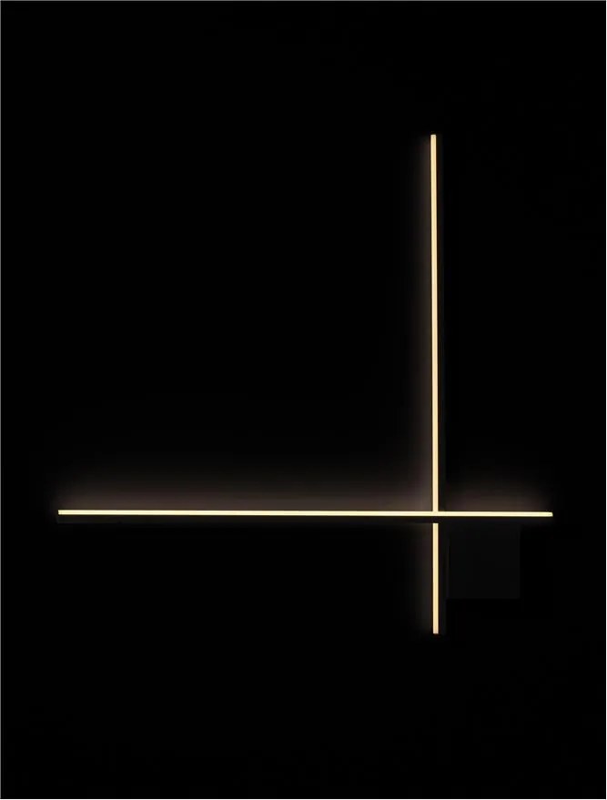 Aplica de perete cu lumina ambientala LED Cross 80cm