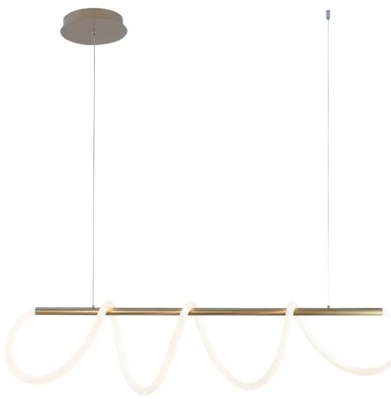 Lustră LED pe cablu Zuma Line 20006PM-GD BALBO LED/45W/230V 3000/4000/6000K