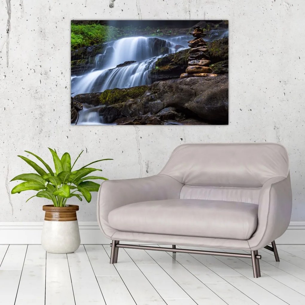 Tablou - Cascadă (90x60 cm)
