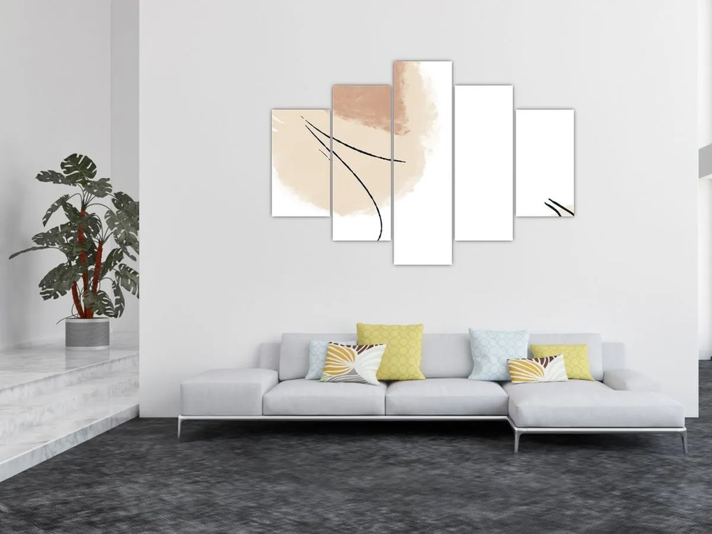 Tablou - Abstracție albă (150x105 cm)
