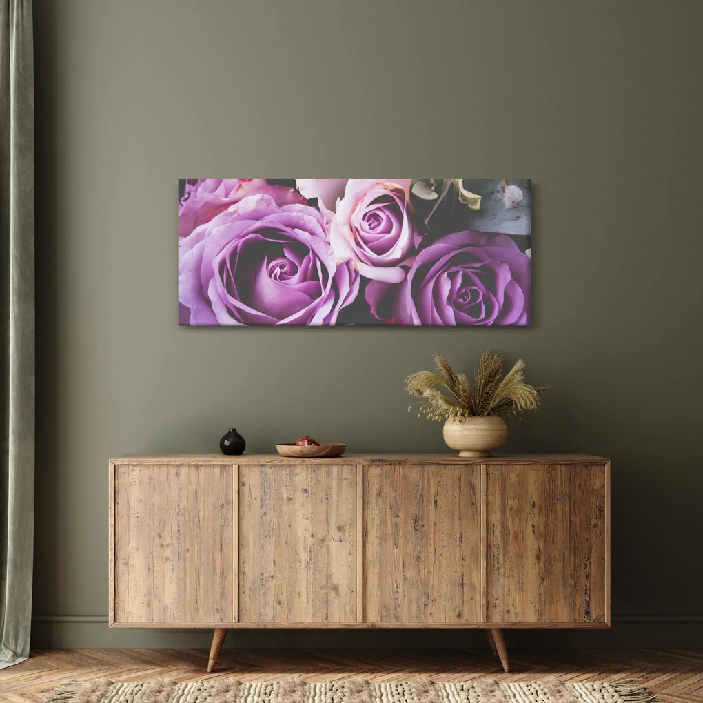 Tablou - Trandafiri (120x50 cm)