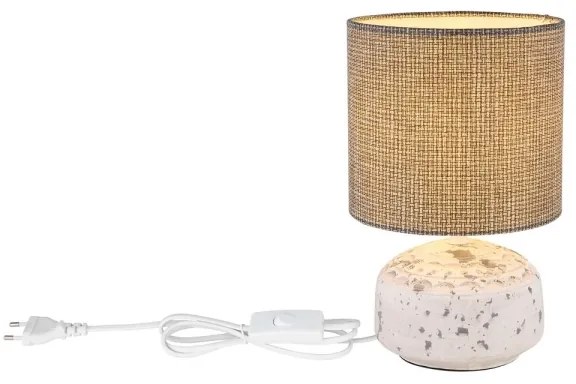 Lampă de masă IGA 1xE14/40W/230V gri/ceramică Globo 21624